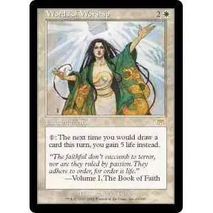 MtG Onslaught Rare Words of Worship #61