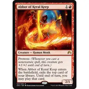 MtG Origins Rare Abbot of Keral Keep #127