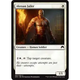 MtG Origins Common Akroan Jailer #1