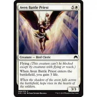 MtG Origins Common Aven Battle Priest #6