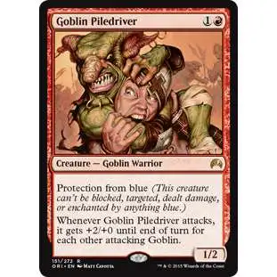 MtG Origins Rare Goblin Piledriver #151