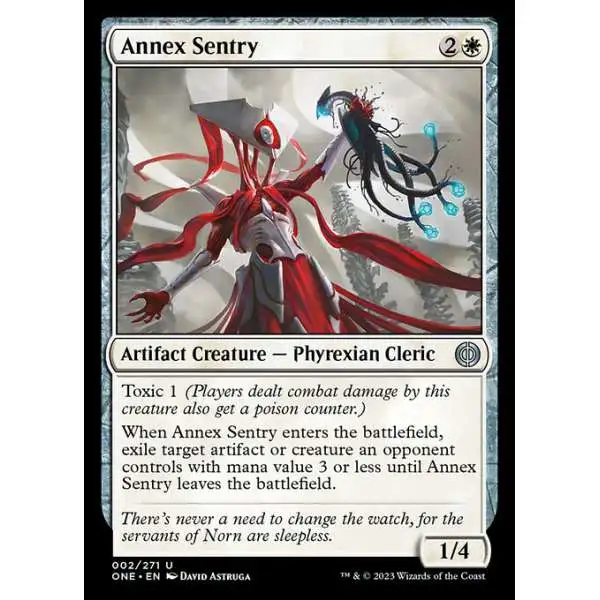 MtG Phyrexia: All Will Be One Uncommon Annex Sentry #2