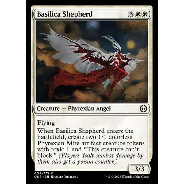 MtG Phyrexia: All Will Be One Common Basilica Shepherd #4