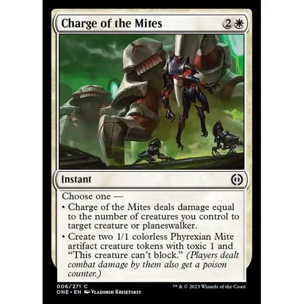 MtG Phyrexia: All Will Be One Common Charge of the Mites #6