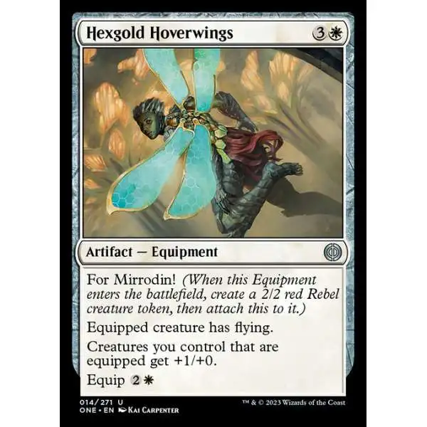 MtG Phyrexia: All Will Be One Uncommon Hexgold Hoverwings #14