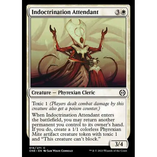 MtG Phyrexia: All Will Be One Common Indoctrination Attendant #16