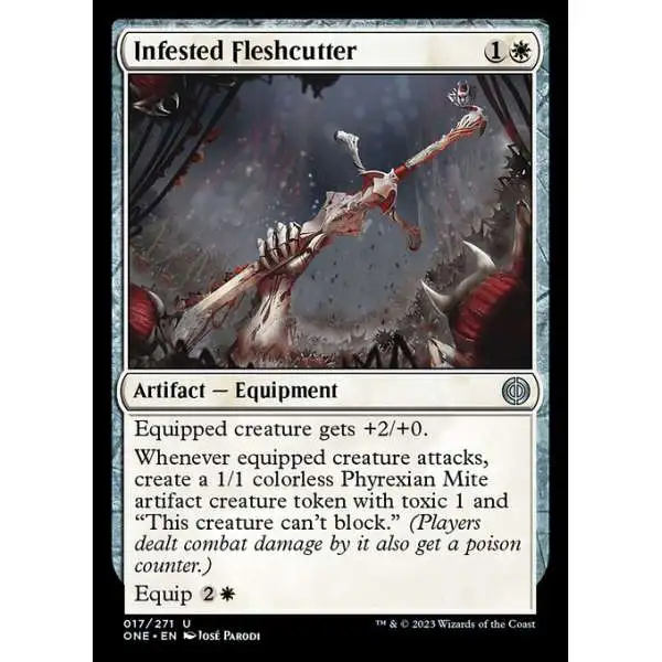 MtG Phyrexia: All Will Be One Uncommon Infested Fleshcutter #17