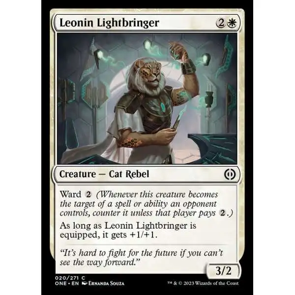 MtG Phyrexia: All Will Be One Common Leonin Lightbringer #20