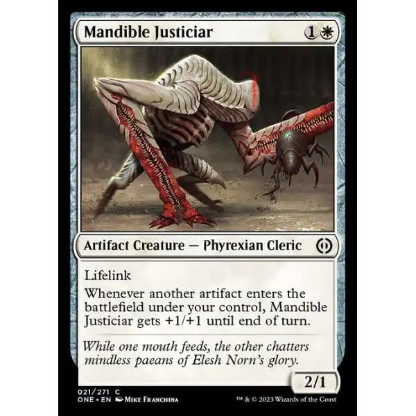 MtG Phyrexia: All Will Be One Common Mandible Justiciar #21