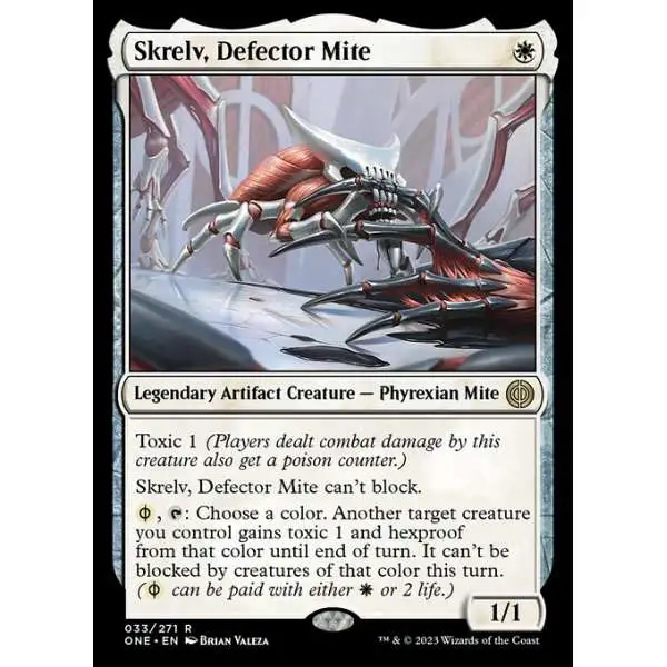 MtG Phyrexia: All Will Be One Rare Foil Skrelv, Defector Mite #33