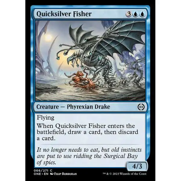 MtG Phyrexia: All Will Be One Common Quicksilver Fisher #66