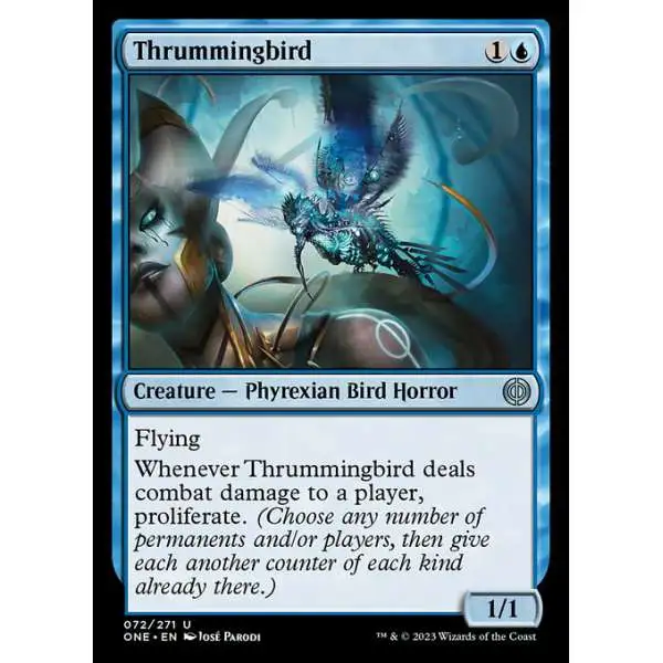 MtG Phyrexia: All Will Be One Uncommon Thrummingbird #72