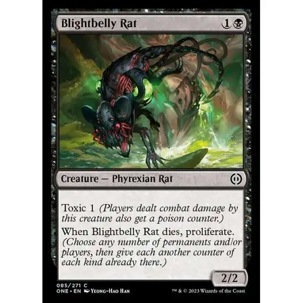 MtG Phyrexia: All Will Be One Common Blightbelly Rat #85