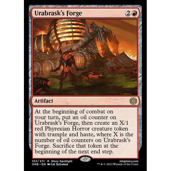 MtG Phyrexia: All Will Be One Rare Urabrask's Forge #153