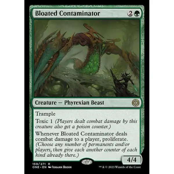 MtG Phyrexia: All Will Be One Rare Bloated Contaminator #159