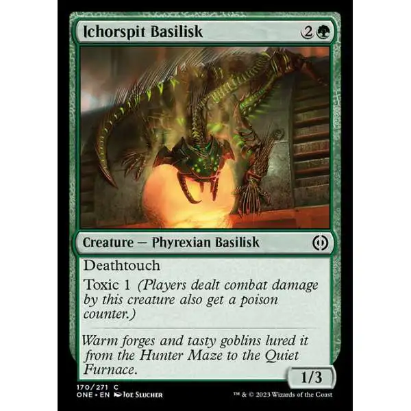 MtG Phyrexia: All Will Be One Common Ichorspit Basilisk #170