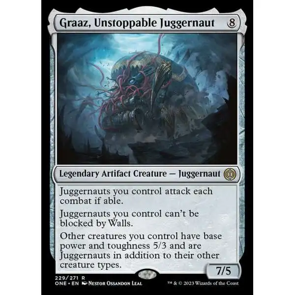 MtG Phyrexia: All Will Be One Rare FOIL Graaz, Unstoppable Juggernaut #229