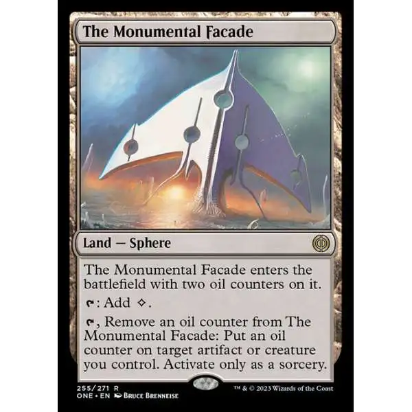 MtG Phyrexia: All Will Be One Rare Foil The Monumental Facade #255