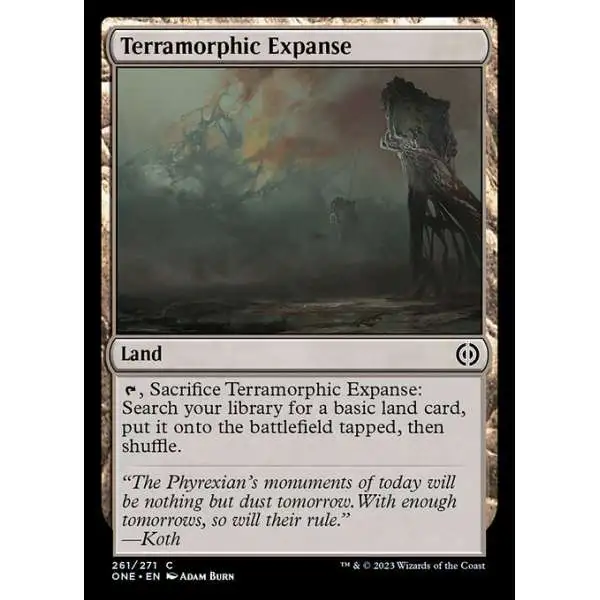 MtG Phyrexia: All Will Be One Common Terramorphic Expanse #261