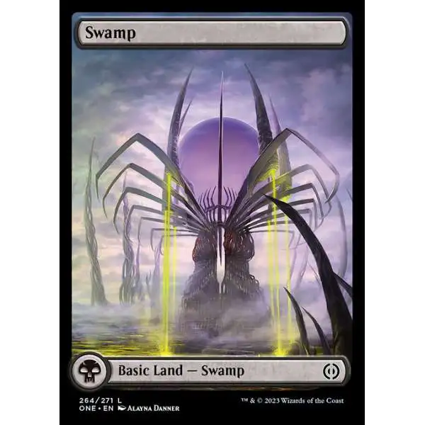 MtG Phyrexia: All Will Be One Common Swamp #264 [V1 FOIL]