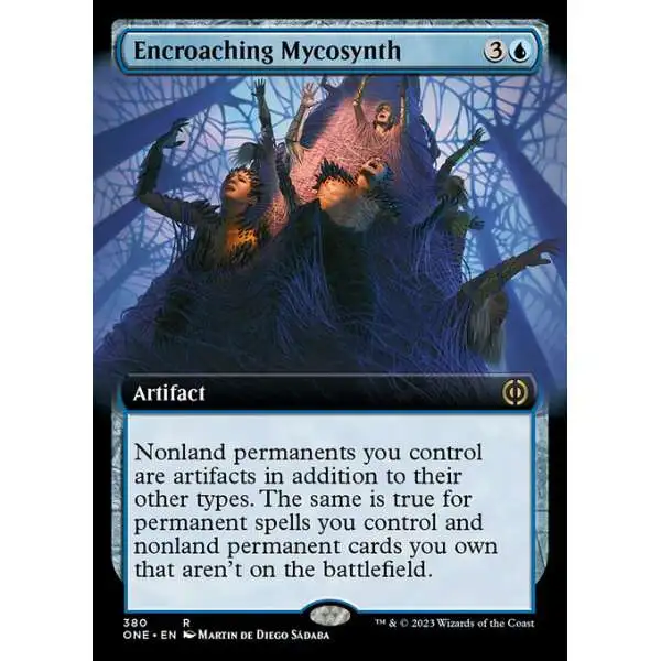 MtG Phyrexia: All Will Be One Rare Encroaching Mycosynth #380 [Extended Art]