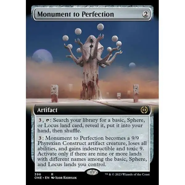 MtG Phyrexia: All Will Be One Rare Monument to Perfection #396 [Extended Art]