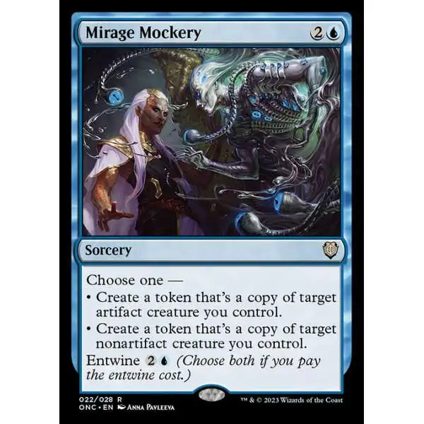 MtG Phyrexia: All Will Be One Commander Rare Mirage Mockery #22 [Set Booster]