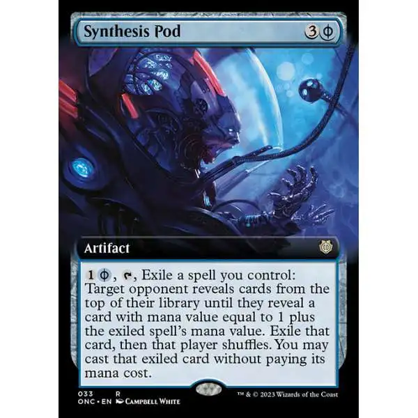 MtG Phyrexia: All Will Be One Commander Rare Synthesis Pod #33 [Extended Art]