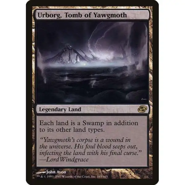 MtG Planar Chaos Rare Urborg, Tomb of Yawgmoth #165 [Damage]
