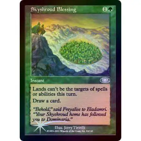 MtG Planeshift Uncommon Foil Skyshroud Blessing #92 [Lightly Played]