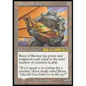 MtG Prerelease & Release Promo Beast of Burden [Urza's Legacy Prerelease]
