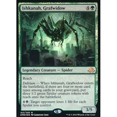 MtG Prerelease & Release Mythic Rare Ishkanah, Grafwidow #162 [Lightly Played FOIL] [Lightly Played]