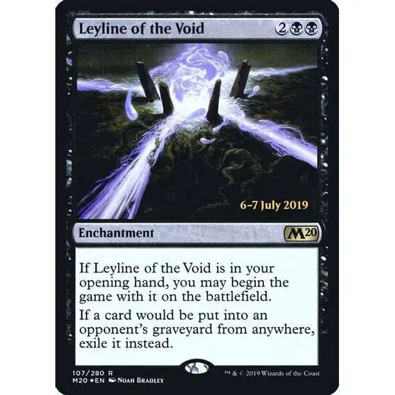 MtG Prerelease & Release Rare Foil Leyline of the Void #107