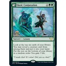 MtG Prerelease & Release Rare Basic Conjuration #120 [Prerelease Promo Foil]