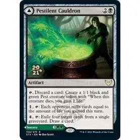 MtG Prerelease & Release Rare Pestilent Cauldron // Restorative Burst #154 [Prerelease Promo Foil]