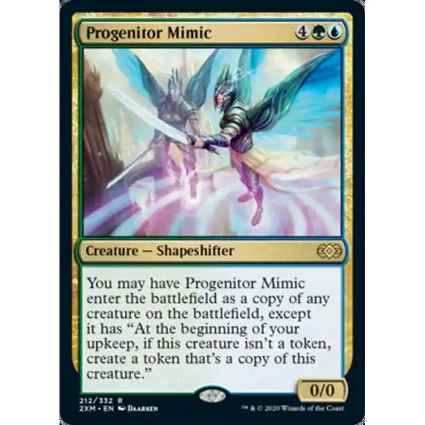 MtG Double Masters Rare Progenitor Mimic #212