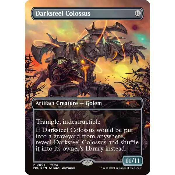MtG Unique and Miscellaneous Promos Rare FOIL Darksteel Colossus #1