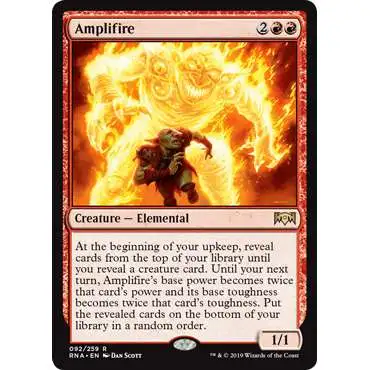 MtG Trading Card Game Ravnica Allegiance Rare Amplifire #92