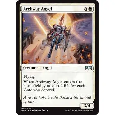 MtG Trading Card Game Ravnica Allegiance Uncommon Archway Angel #3