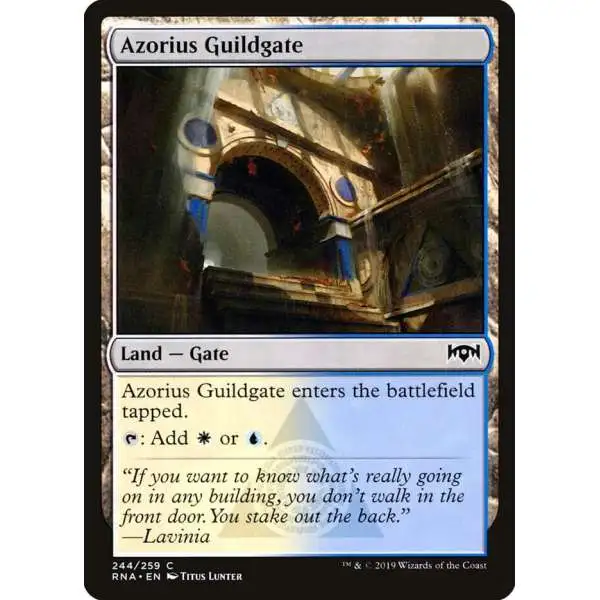 MtG Trading Card Game Ravnica Allegiance Common Foil Simic Guildgate #257