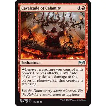 MtG Trading Card Game Ravnica Allegiance Uncommon Cavalcade of Calamity #95