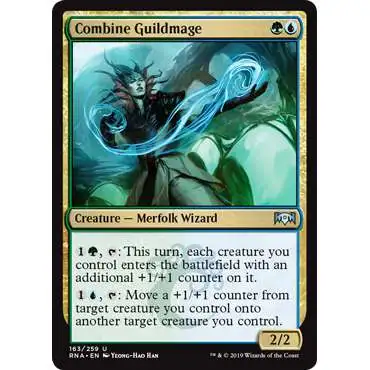 MtG Trading Card Game Ravnica Allegiance Uncommon Combine Guildmage #163