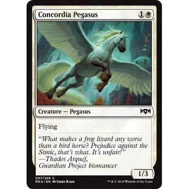 MtG Trading Card Game Ravnica Allegiance Common Foil Concordia Pegasus #7