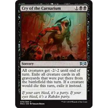 MtG Trading Card Game Ravnica Allegiance Uncommon Foil Cry of the Carnarium #70