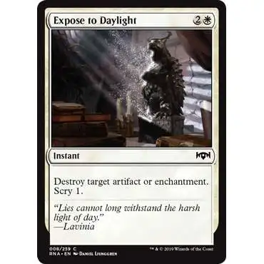 MtG Trading Card Game Ravnica Allegiance Common Expose to Daylight #8