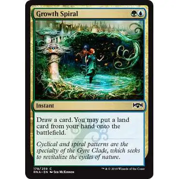 GROWTH SPIRAL FOIL MTG MAGIC THE GATHERING 