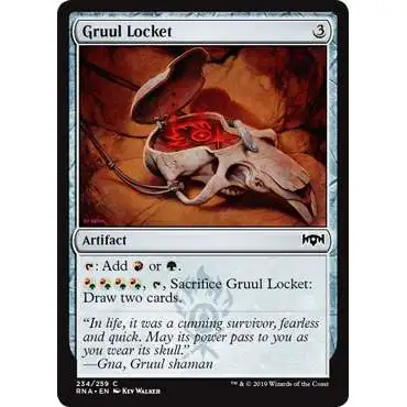 MtG Trading Card Game Ravnica Allegiance Common Gruul Locket #234