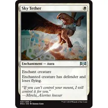 MtG Trading Card Game Ravnica Allegiance Uncommon Sky Tether #21