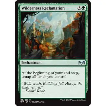 MtG Trading Card Game Ravnica Allegiance Uncommon Wilderness Reclamation #149