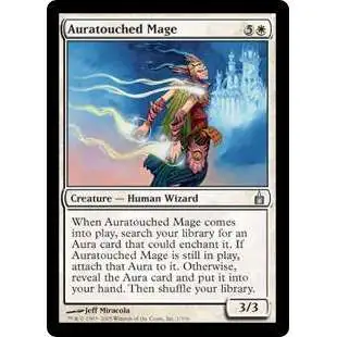 MtG Trading Card Game Ravnica: City of Guilds Uncommon Auratouched Mage #1 [Heavily Played]